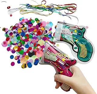 COOLBABY 10Pcs Automatic Inflatable Fireworks Premium Party Supplies, Multicolor Confetti Cannons for Wedding Birthday Graduation Fun Party Supplies Decorations and Favors