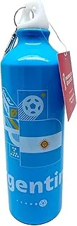 Fifa 13711 WC 2022 Country Aluminium Water Bottle w/Loop Cap & Ring Holder 750ml - Argentina