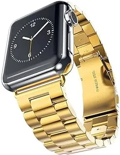 iTelker Fashion Metal Stainless Steel Strap For Apple Watch 42millimeter Gold