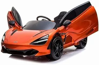 Dorsa Supercar Mclaren 720s Toddlers Ride On Car 12V, Orange, MCLAREN720S