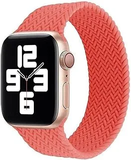 Foxcon Silicon Braided Replacement Strap For Apple Watch Series 1/2/3/4/5/6/SE 38-40 Smillimeter PINK