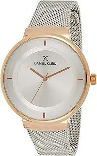 Daniel Klein Unisex-Adult Quartz Watch, Analog Display and Stainless Steel Strap DK12241-3