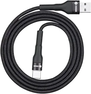 ZF-LIGHTUP C - كابل شحن سريع جدًا من USB إلى النوع C مع مصابيح LED ، 3A