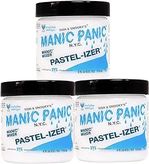 MANIC PANIC Mixer Pastel-Izer 4 Ounce Jar (118ML) (3 Pack)