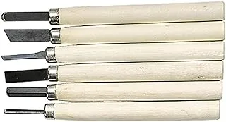 SPARTA Chisels for Wood Carving, 6 Pieces (246065)