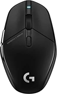 Logitech G303 Shroud Edition Wireless Gaming Mouse - LIGHTSPEED HERO 25K 25,600 DPI 75 grams 5-buttons – PC Black