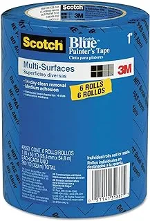 ScotchBlue Original Multi-Surface Painter's Tape.94 inches x 60 yards (360 yards total), 2090, 6 Rolls