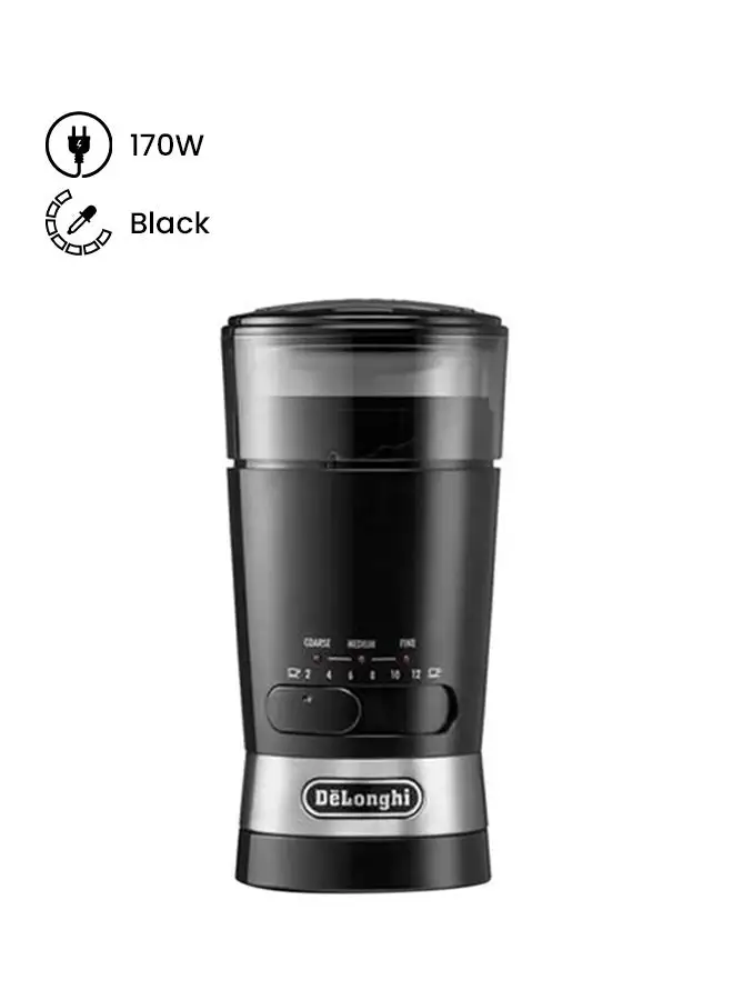 De'Longhi Coffee Grinder 170 W KG210-BK Black