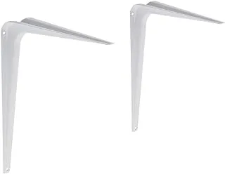 Amazon Basics Shelf Bracket 20.32 CM x 25.4 CM - White, 10-Pack