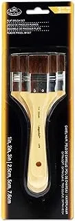 Royal and Langnickel Brown Camel Hair Large Area Brush - Pack of 3