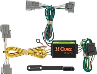 CURT 55513 Vehicle-Side Custom 4-Pin Trailer Wiring Harness, Select Toyota Tacoma, T100, Hilux, Black