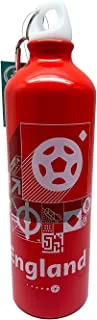 FIFA WC 2022 Country Aluminium Water Bottle w/Loop Cap & Ring Holder 750ml - England