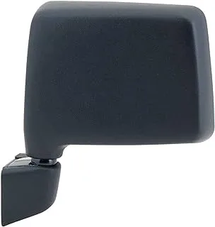 Fit System Driver Side Mirror for Suzuki Samurai, Black, Foldaway, Manual