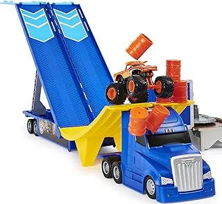 Monster Jam 1:64 2-in-1 Transforming Hauler Playset