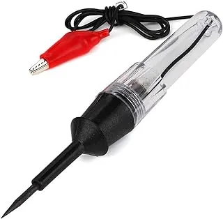 Voltage Tester, ELECDON Voltage Continuity and Current Tester, Auto 6V 12V 24V DC Car Truck Voltage Circuit Tester Car Test Long Probe Pen Light Bulb for Low Voltage Systems, Cars, Live Wires, Fuses