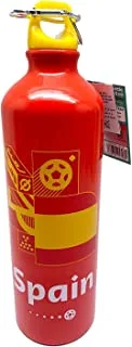 FIFA WC 2022 Country Aluminium Water Bottle w/Loop Cap & Ring Holder 750ml - Spain