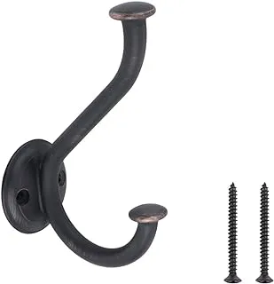 Amazon Basics Coat Hook - Oil Rubbed Bronze, 5-Pack