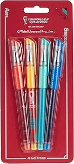 Fifa 11441 2022 kasheeda gel pens, 4pcs/pack