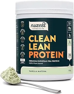 النكهات الوظيفية Nuzest Clean Lean Protein الوظيفية ، فانيلا ماتشا ، 500 جم