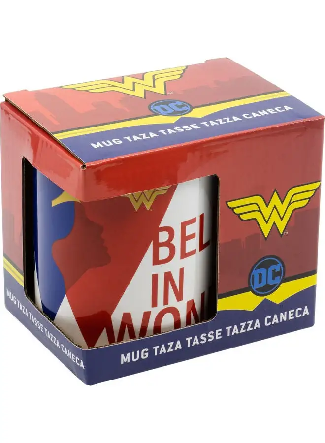 Disney DC Believe In Wonder Printed Mug Gift Box Multicolour 330ml