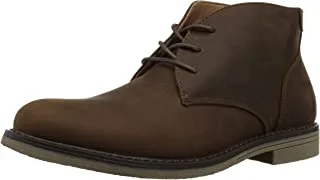 Nunn Bush Men's Lancaster Plain Toe Chukka Boot, Brown