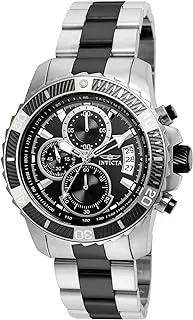 Invicta Mens Quartz Watch, Analog Display and Stainless Steel Strap