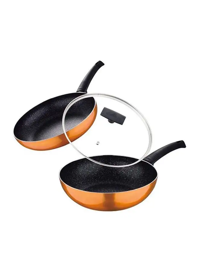 BERGNER 3-Piece Cookware Set Bronze/Black