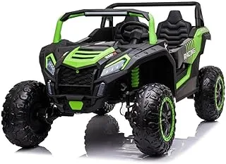 MEGASTAR Ride on 12 v XXL Blade XR UTV Buggy بمقعدين للأطفال الكبار - أخضر