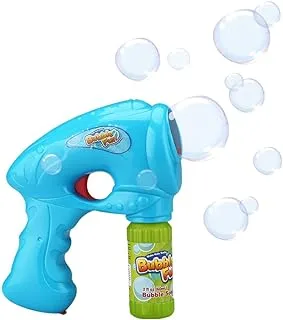 Power Joy Bubble Fun Classic Gun With 2oz Bubble Solution, Battery Operated