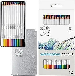 أقلام رصاص للفنانين من مجموعة Winsor & Newton Studio ، أقلام ألوان مائية ، مجموعة من 12