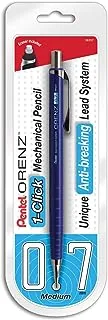 Pentel PP507BP 0.7 mm, 1 Count (Pack of 1) Pentel Orenz Mechanical Pencil, B Lead, Blue