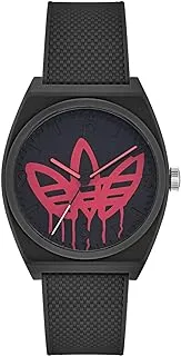 adidas Black Resin Case Black Dial