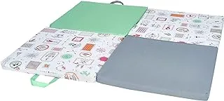 Tineo Tinéo - Early Learning Mat, Motor Skills Mat, Baby Floor Mat, Play Mat, Sleeping Mat, Multifunction 3 in 1, Made in France, 120 x 120 cm (Indian Spirit)