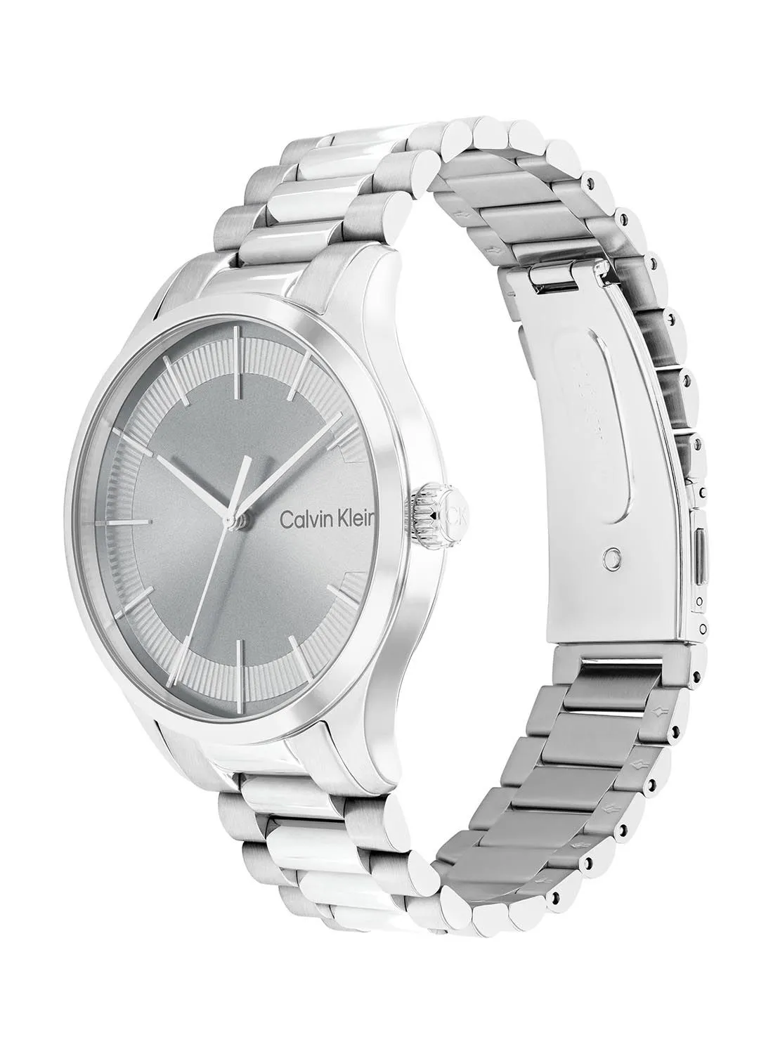 CALVIN KLEIN Analog Round Waterproof  Wrist Watch With Stainless Steel 25200036