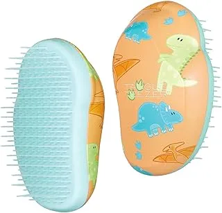 Tangle Teezer ، فرشاة الشعر الصغيرة الأصلية لفك تشابك الشعر ، Dino Mighty