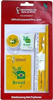 FIFA 2022 Country Stationery Set 5 pcs, Brazil, 13512