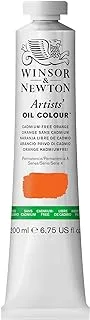 Winsor & Newton Artists' Oil Color Paint, 200-ml Tube, Cadmium-Free Orange