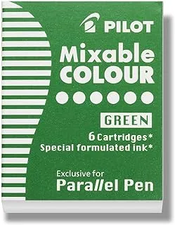 PARALLEL PEN CARTRDG GRN 6/BX