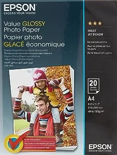 Epson value glossy photo paper - a4-20 sheets