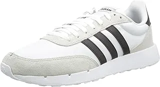 adidas Men's Run 60S 2.0 Shoes,Ftwwht/Cblack/Greone, 42 EU