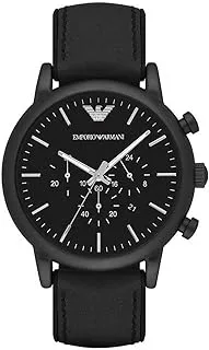 Emporio Armani watch for Men, Chronograph, Stainless Steel Watch, 46mm case size