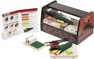 Melissa & Doug Roll, Wrap & Slice Sushi Counter Toy