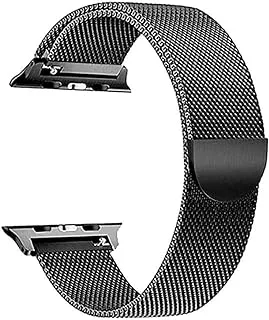 Milanese Loop Watch Band for 38mm/40mm Apple Watch, Stainless Steel iWatch Replacement Strap, Pinke