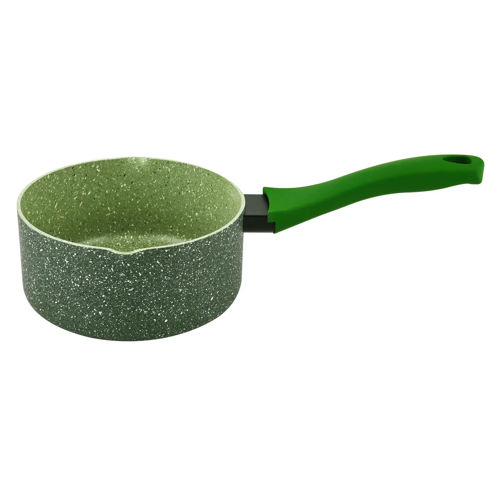 Prestige Granite Non-Stick Aluminium Milk Pan Green