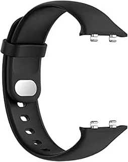 Generic Soft Silicone Sport Strap for Oppo Watch 46mm (Black)