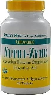 Natures Plus - Nutri-Zyme Chewable Digestive Aid Peppermint 90 48862