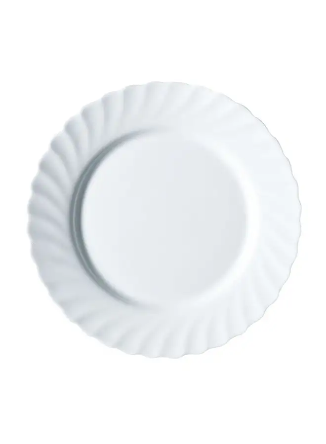 Luminarc 6 Piece Value Pack Trianon Dessert Plate White 19cm