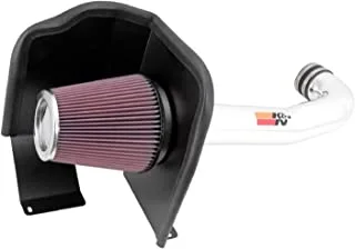 K&N Cold Air Intake Kit: Increase Acceleration & Towing Power, Guaranteed to Increase Horsepower up to 10HP: Compatible 6.2L,V8, 2014-2020 Chevy/GMC/Cadillac (Silverado, Tahoe, Sierra, Yukon)77-3082KP