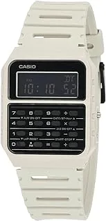 Casio Unisex Watch - CA-53WF-8BDF Grey Dial, White Band