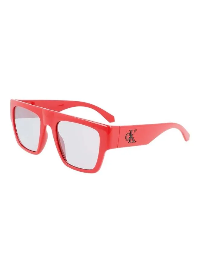 Calvin Klein Jeans Full Rim Injected Rectangle Sunglasses CKJ22636S 5321 (600) Red